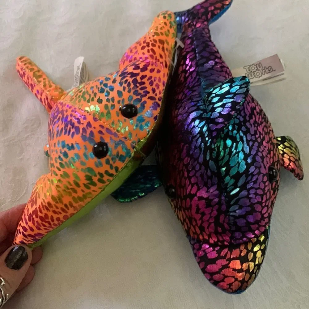 Toys Shiny Sea Creatures Manta Ray Dolphin Stuffed Toys